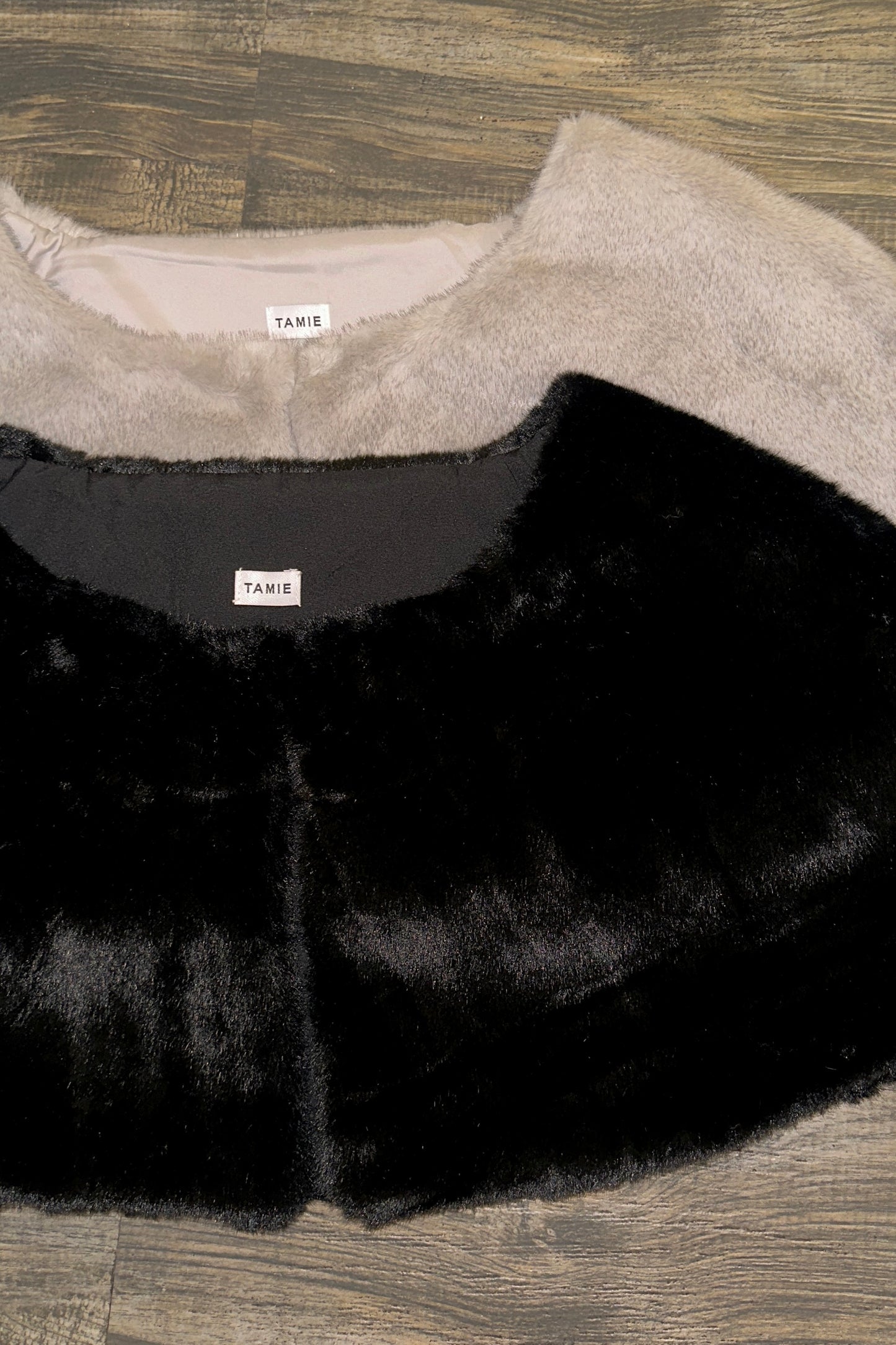 The basic poncho: 2 colours