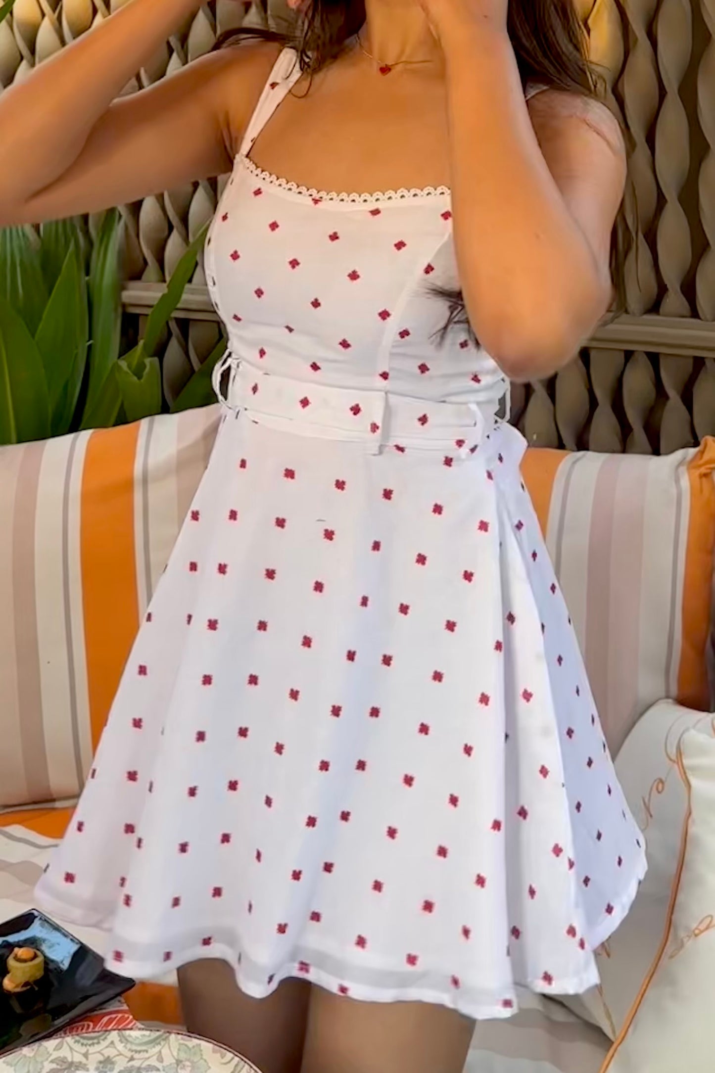 Maple mini dress