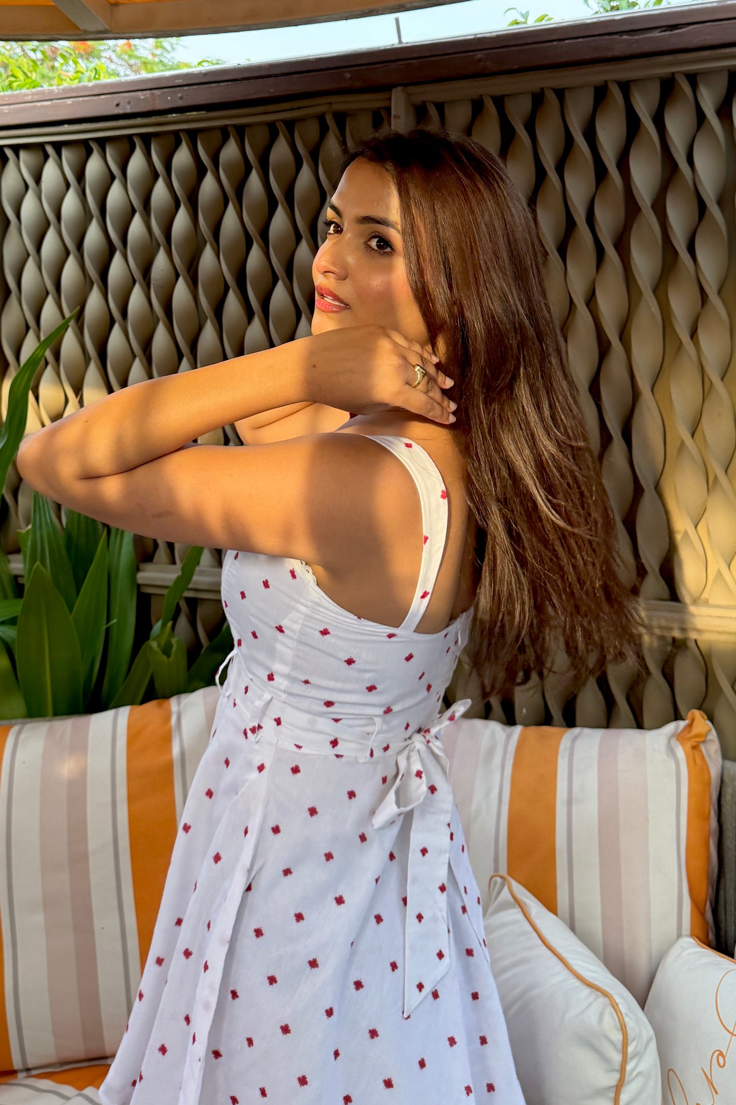 Maple mini dress