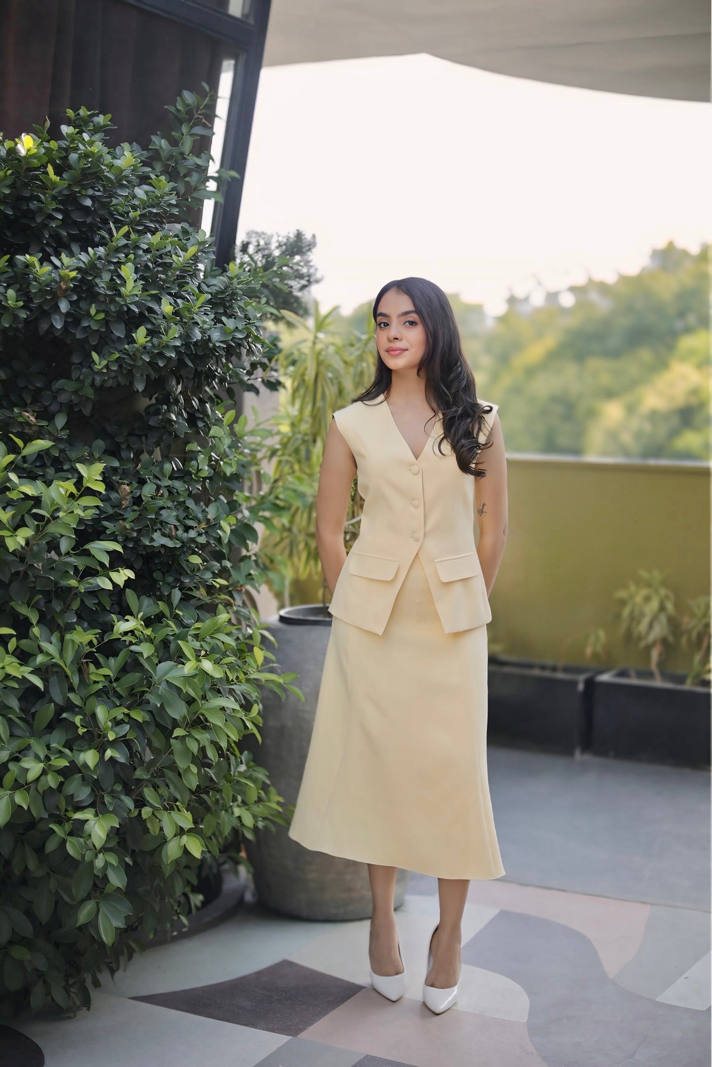 Butter cup waistcoat
