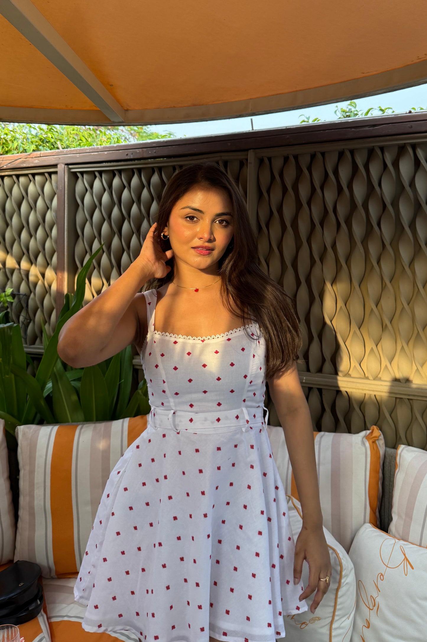 Maple mini dress
