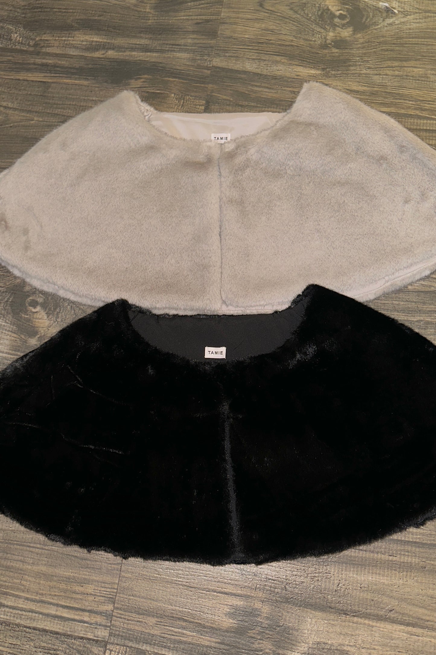 The basic poncho: 2 colours