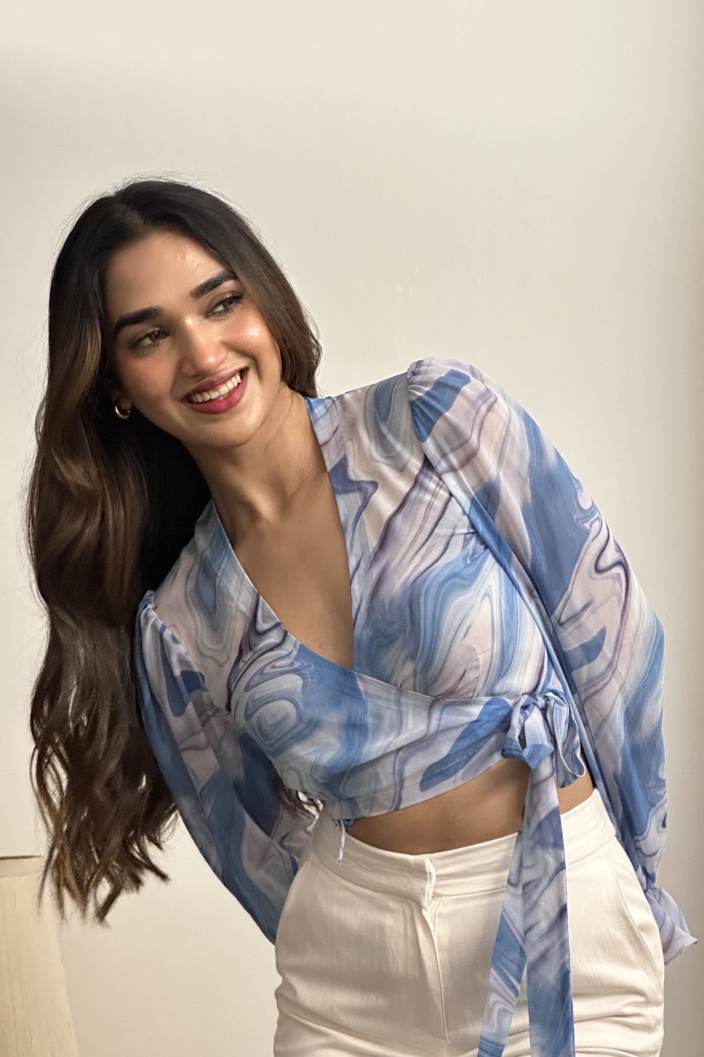 Wrapped in Waves Top