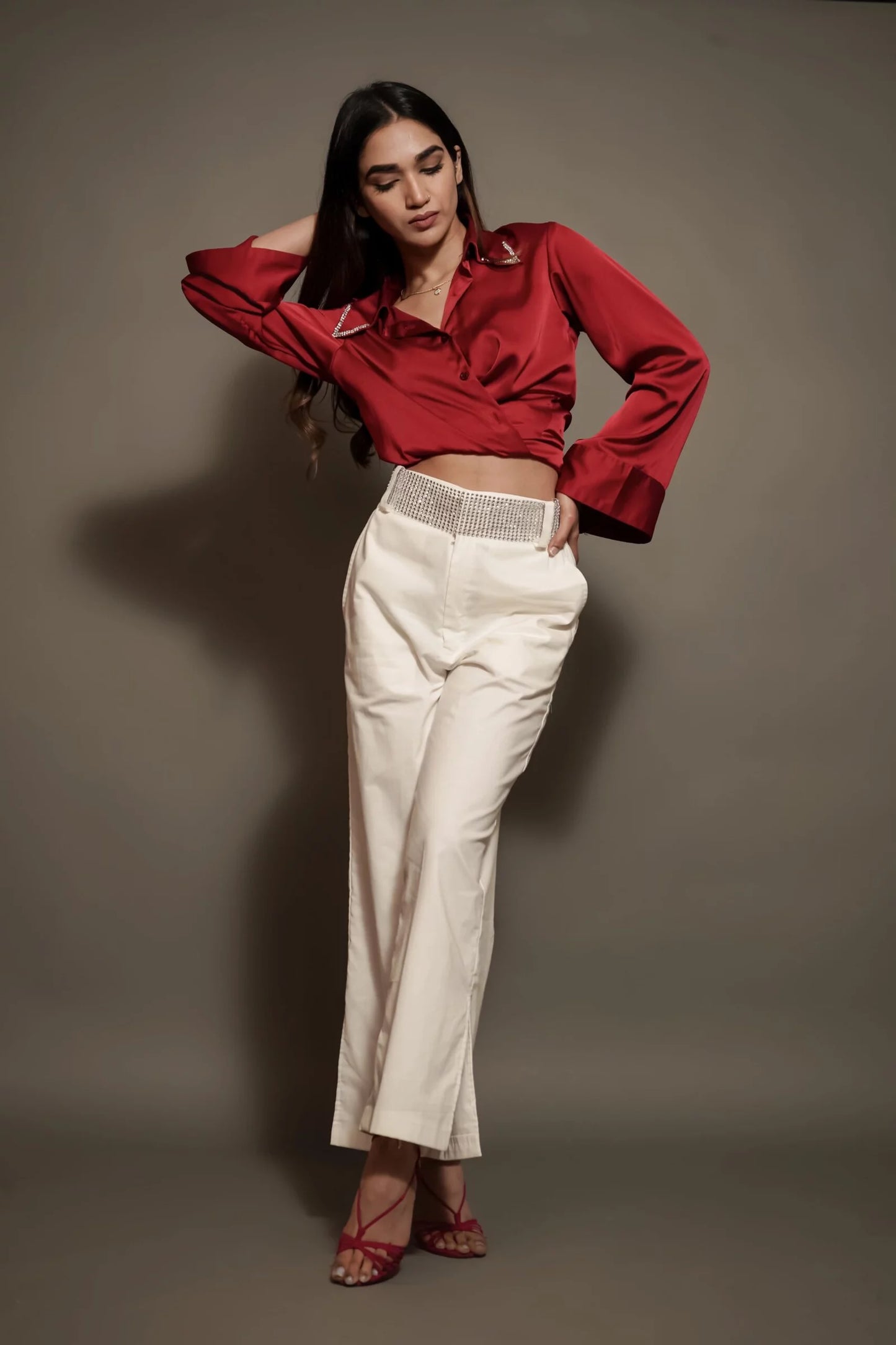 Coming In Chic - Satin Shirt