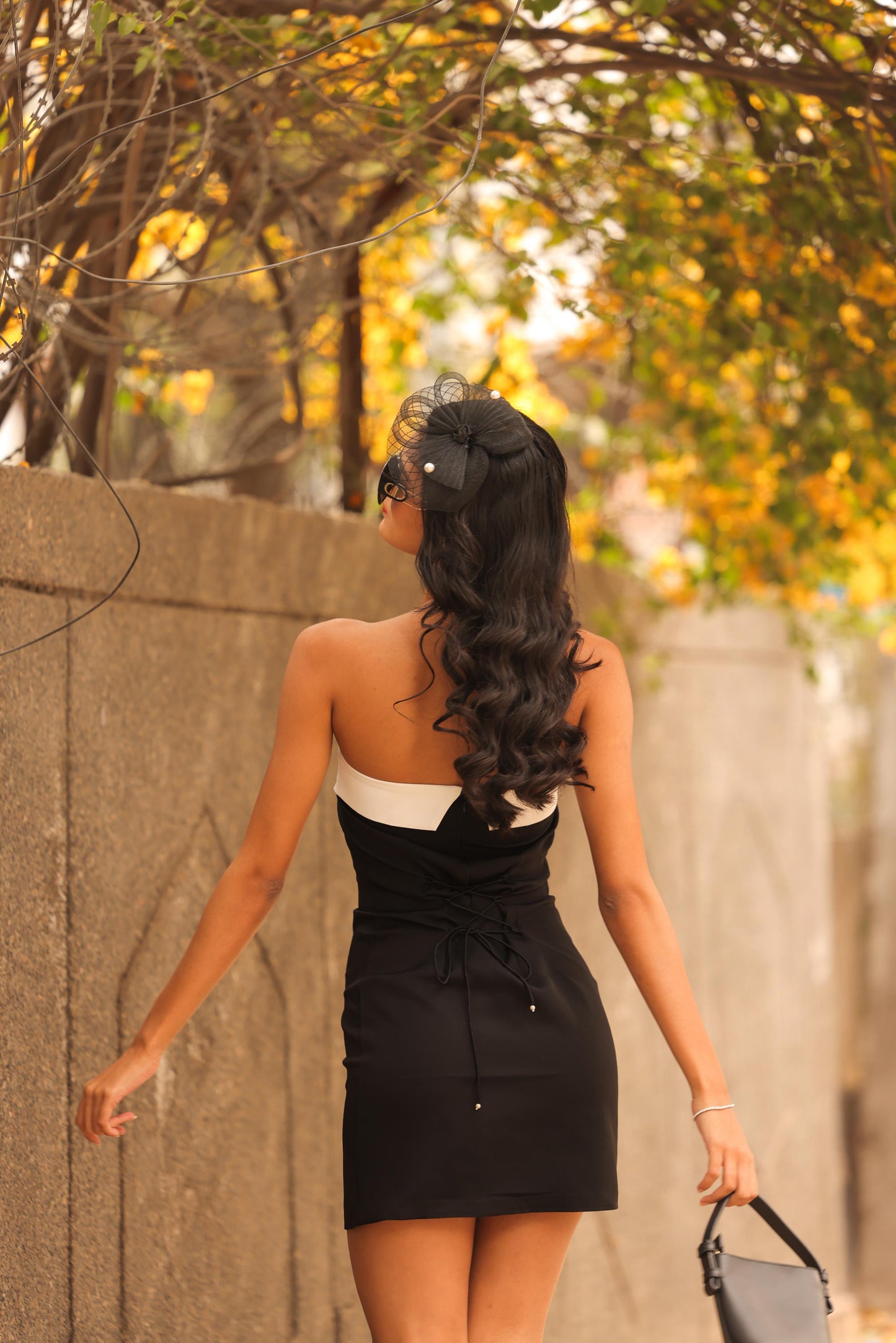 The Retro Cut Mini Dress