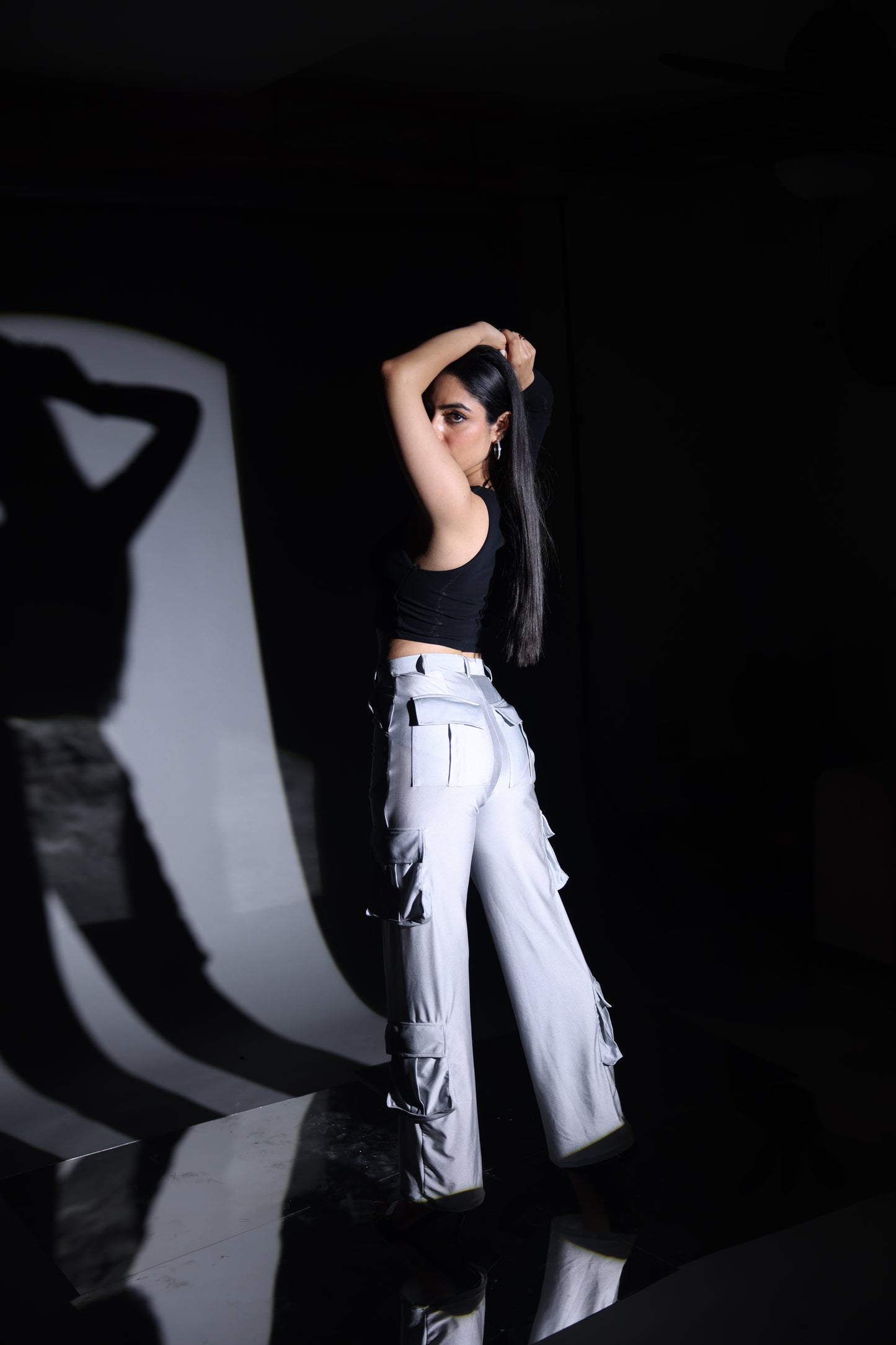 Cargo Pants Silver