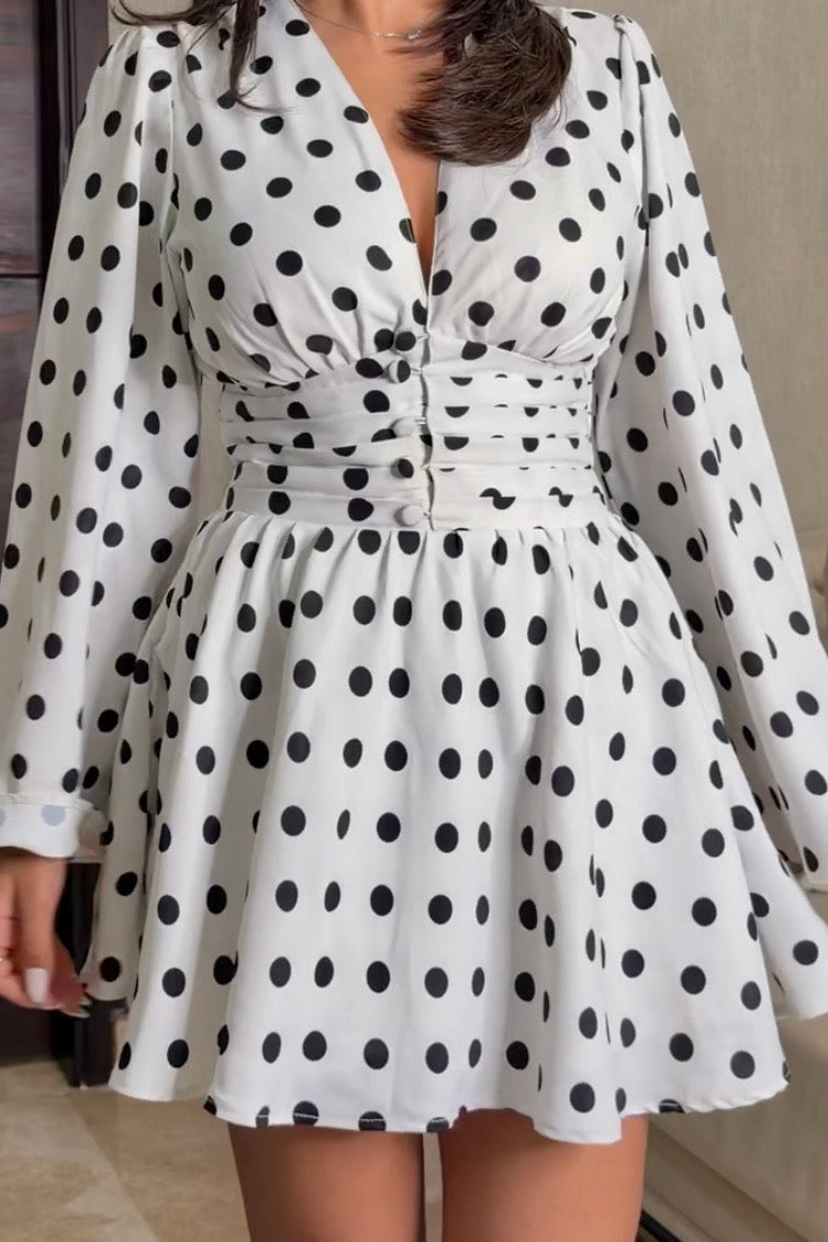 Polka Mini dress
