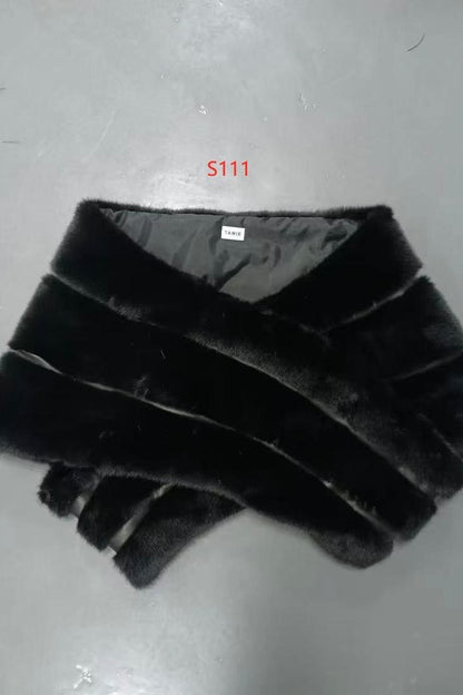 Faux fur stole: 2 colours