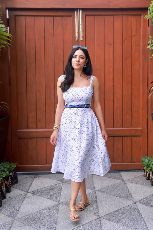 Blueish Midi Dress