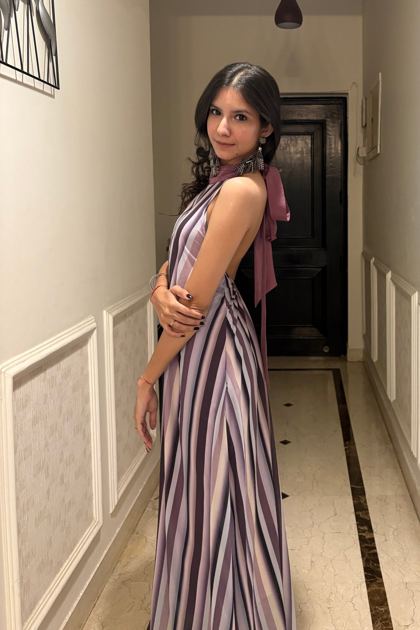 Stripes of lavender