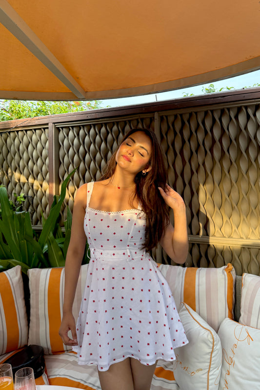 Maple mini dress