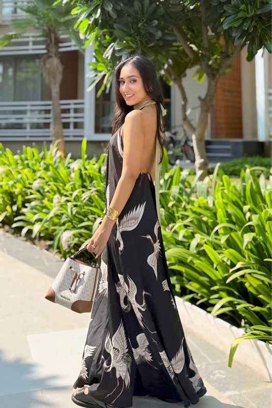 The black crane dress