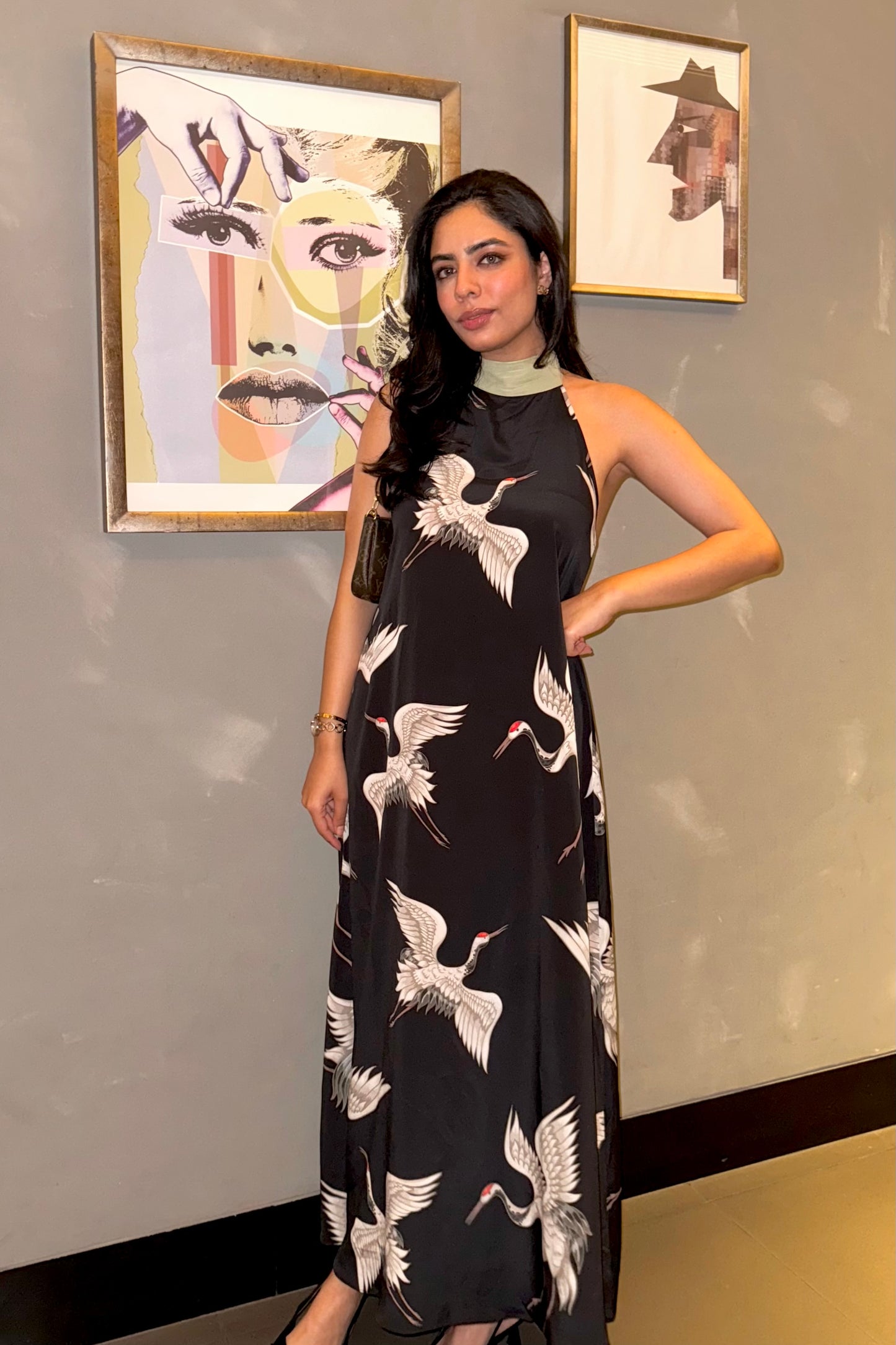 The black crane dress
