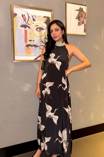 The black crane dress