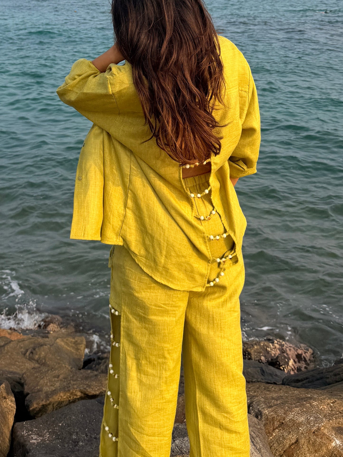 Linen + Beads set
