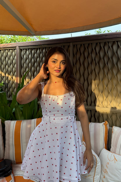 Maple mini dress
