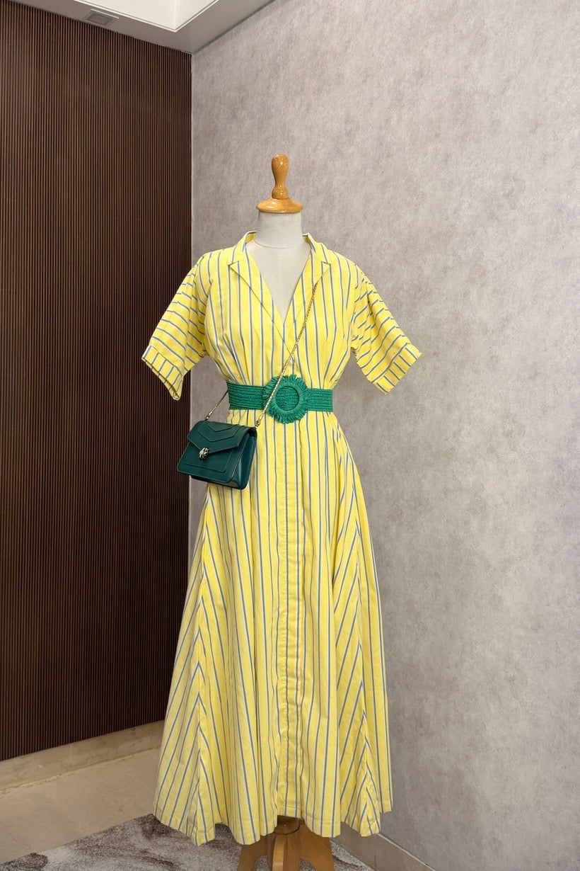 Amalfi stripe dress