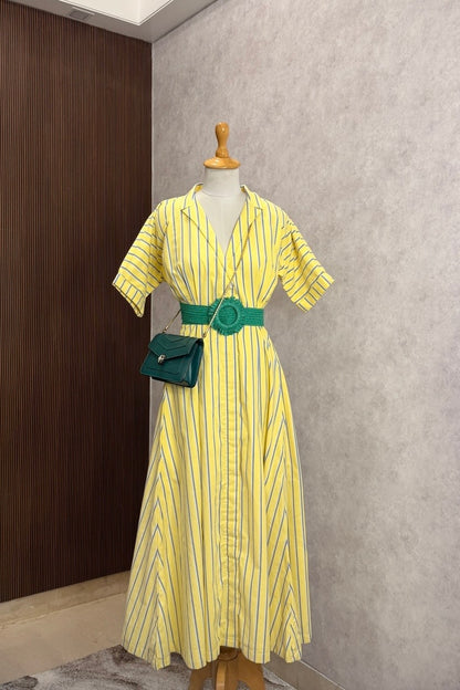 Amalfi stripe dress
