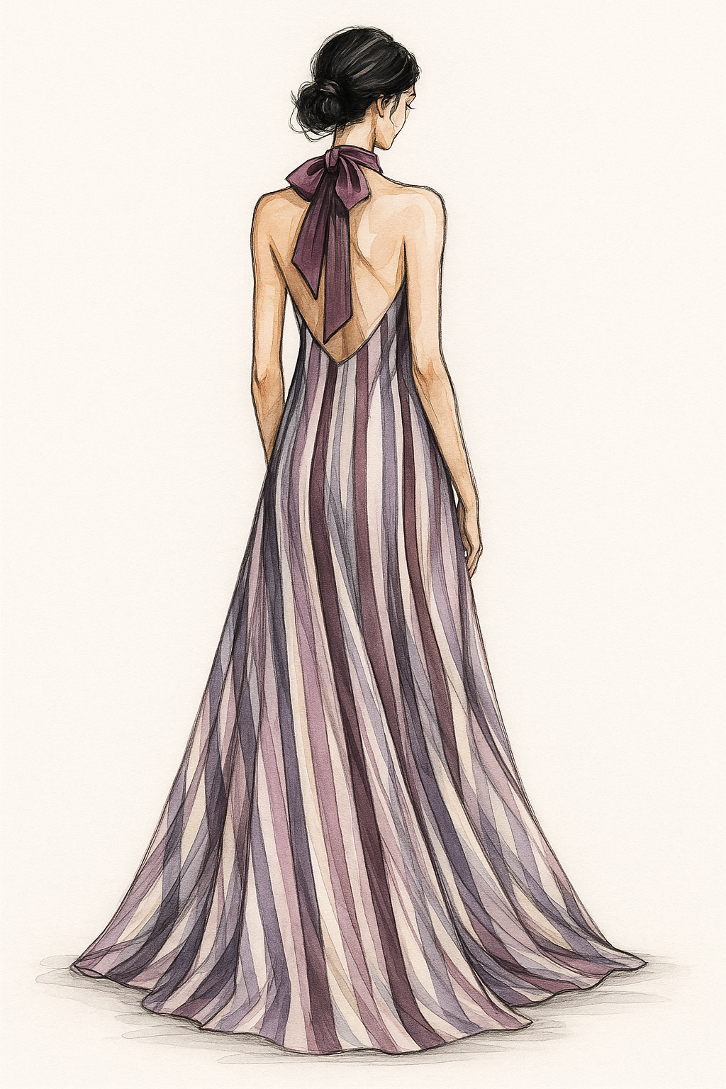 Stripes of lavender