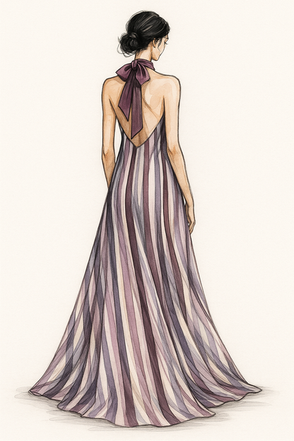 Stripes of lavender