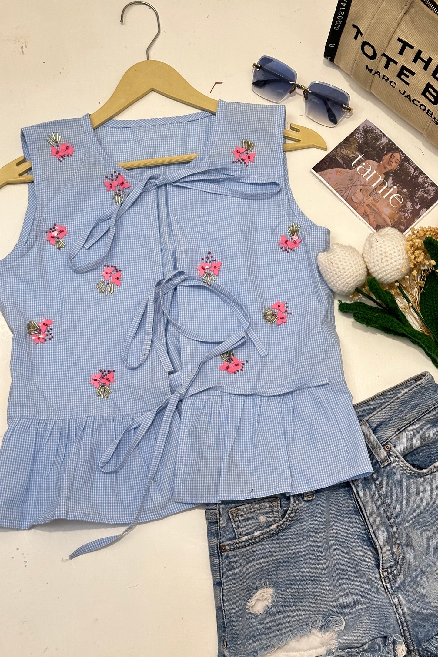 The Breezy Summer top: Blue