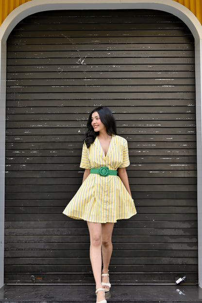 Amalfi stripe dress