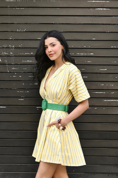 Amalfi stripe dress