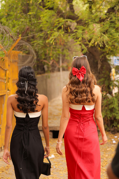 The Retro Cut Midi Dress
